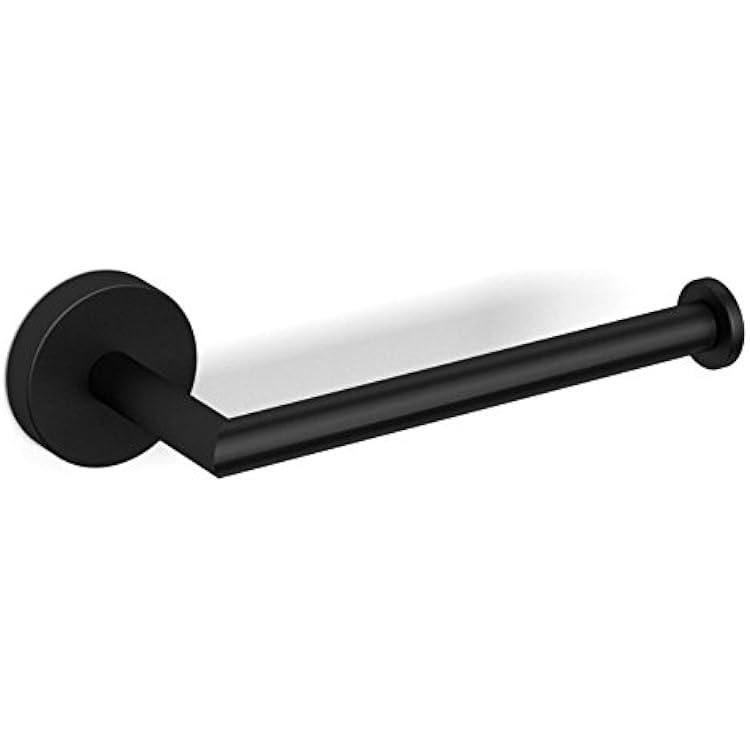 Nameeks NNBL0032 Luxury Hotel Matte Toilet Paper Holder, Black