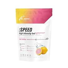 Infinit Nutrition Speed High Intensity Fuel Caffeine Boost All-in-one 230 Calories Per Serving Sport Hydration Drink Mix No Gels or Salt Pills, Carbs, Electrolytes, Gluten Free, Vegan Pink Lemonade