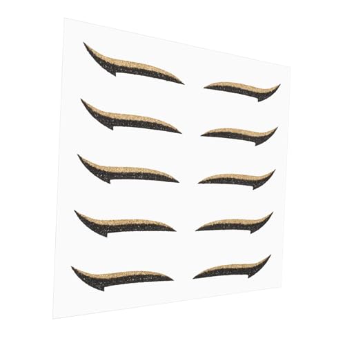 5pairs Eyeliner Sticker Eyeshadow Stickers Adhesive Glitter Liner for Women Stage Makeup