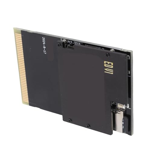 KIMISS 1000-in-1 Game Cartridge Card for PC Engine & TurboGrafx-16, Flash Cartridge for Retro Gaming, Multi-Game Black Gold Board