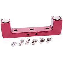 ProForm Deck Bridge, Magnetic, Up to 4-1/2 in Bores, Aluminum, Red Anodized, Each