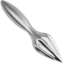 Manual Lemon Squeezer, Stainless Steel Citrus Extractor Hand Press, Manual Cone Orange Fruit Juicer Metal Reamer Juicer Kitchen Supply for Lemon Lime