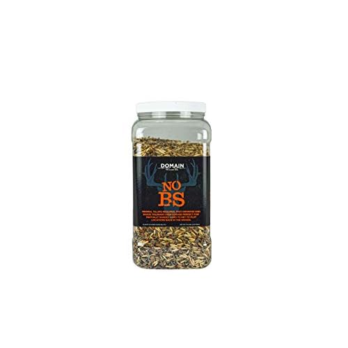 Domain Outdoor No BS Deer Food Plot Seed for Deer, Forage Oats, Clover, Forage Rape, Chicory, Radish, Finally a No Till Mix with Zero Fillers, No Heavy Equipment Required, 14 Acre