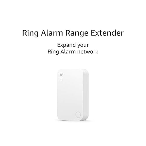 Ring Alarm Range Extender (2nd Gen) | Extend Ring Device Coverage Up to 250ft Range | Eliminate Dead Zones | Easy Plug-and-Play Setup | Base Station Required