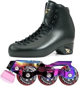 L'Estel Skates - STD Skates & Wheels - Risport Antares Black+STD Starlight Professional - Inline Figure Skates