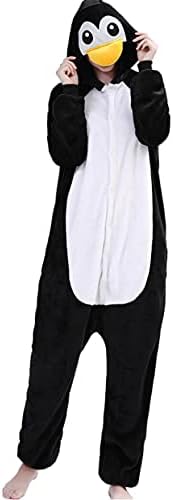 LATH.PIN Panda Onesie Pajamas for Women Men Unisex Animal Cosplay Halloween Onesies Costumes Adult Lounge Wear Sleepsuit
