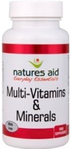 (10 Pack) - Natures Aid - Multi Vitamins & Minerals | 90's | 10 Pack Bundle