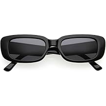 zeroUV - Rectangle Sunglasses for Women Retro 90s Vintage Fashion Narrow Square Frame UV400 Protection