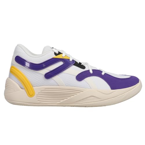 PUMA Mens TRC Blaze Court Basketball Sneakers Shoes - White