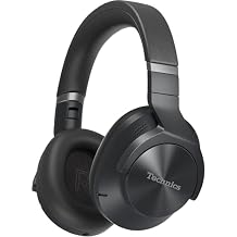 Technics - Wireless Noise Cancelling Over-Ear Headphones with 2 Device Multipoint Connectivity - EAH-A800-K Black