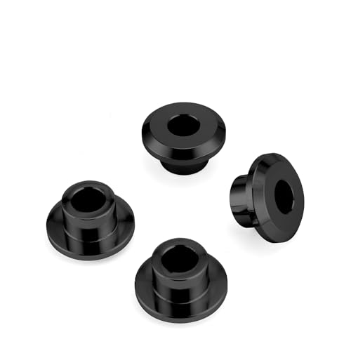 Wsays CNC Handlebar Riser Bushings Solid Billet Aluminum Compatible with Harley Touring Street Electra Road Glide Road King 1983-2025 Fit Softail 2018-2025