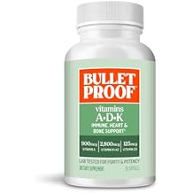 Bulletproof Vitamins A-D-K Softgels, 30 Count, Supplement for Heart, Bone Health and Immune Support