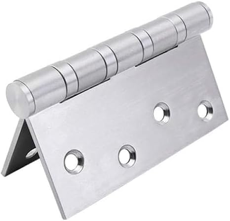Door HingesButt Hinges Stainless Steel 4 Inch Silent Hinge Bedroom Living Room Hinge Furniture Stainless Steel Hinge 2 Pieces