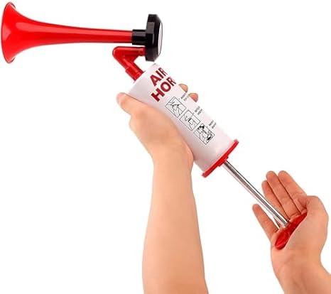 Manual Air Horn, Loud Volume, Crime Prevention, Air Horn, Watching Sports Games, Cheering, Festivals, Bubzela, Bear Repellent, Self Defense Goods, General Purpose, Durable, ABS Material, Luggage