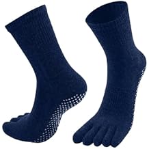 Unisex Yoga Pilates Socks with Grips Non Slip Full Toe/Half Toe Series 7