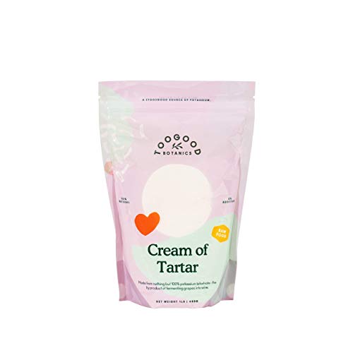 Cream of Tartar, Premium Food-grade, non-GMO, Gluten-free, Vegan, Keto-friendly, Baking Agent 2 pounds