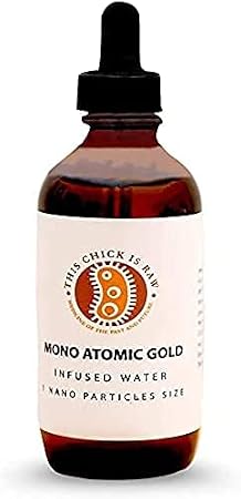 Monatomic Gold Supplement Colloidal Nano-Particle Ormus Blend for Daily Balance & Focus (4oz) | by This Chick Is Raw