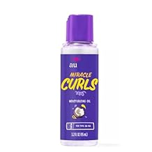 Newly Miracle Curls Coconut Curl-Defining Oil, for Curly Hair 3.2 fl oz,1 Pack