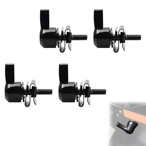 WOWTK Saddlebag Mount Kit, Set of Hard saddlebag Lever Lock mounting for Harley 1993-later All Touring Models FLT FLHT FLHTCU FLHRC Road King Street Glide Electra Glide,Black