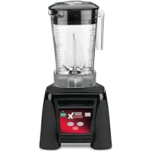 Waring Commercial MX1050XTXP 3.5 HP Blender with Electronic Keypad, Pulse Feature and a 48 oz. BPA Free Copolyester Container, 120V, 5-15 Phase Plug,Black