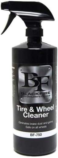 Blackfire Tire and Wheel Cleaner | Powerful Gel Formula for Brake Dust and Road Grime Removal | Safe for Coated and Factory Wheels | BF-750 | 32oz