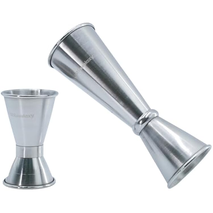 cocktail jigger,double-sided jigs made of stainless steel, 2 oz & 1 oz and 12 oz & 1 oz Precise Bartender Tool for Cocktail Shaker Sets,jigger for bartending, Home Bars & Mixology