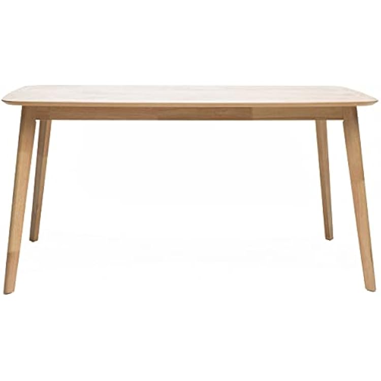 Christopher Knight Home Nyala Wood Dining Table, Natural Oak Finish