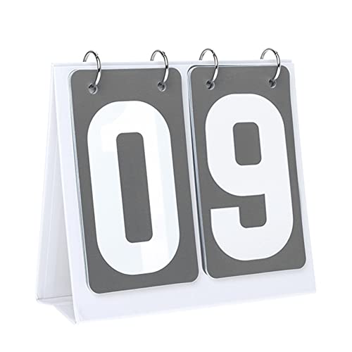 GOGO Scoreboard Flip Score Keeper Bulk for Basketball Game, Portable Scoreboard Up to 99