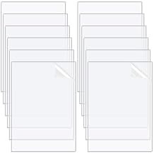 12 Pack of 5x7 Clear Acrylic Sheets, Transparent Plexiglass Sheets with Protective Film Pre-Cut Plexi Glass Acrylic Board for DIY Display Picture Frame Sign and Painting