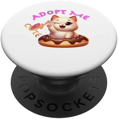 Adopt Me: Adorable and funny cute cat pets for women, girls PopSockets Standard PopGrip