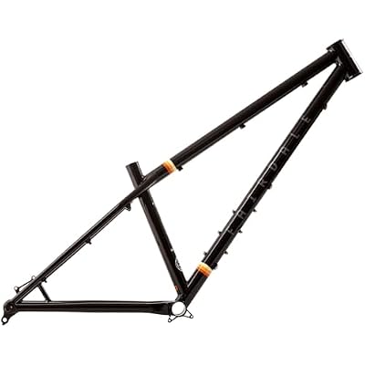 Fairdale Elevator 29 BMX-Inspired Chromoly Frame with Short Chainstays, Dropper Post, ISCG Mounts & Boost Thru-Axle, Gloss Black