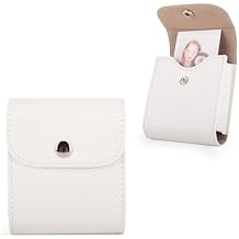 Photo Case for Fujifilm Instax Mini/Square SQ film, Picture Storage Holder, Photo Box for Fuji Instax SQ1 SQ6 SQ10 SQ20 SQ40/Mini 12 11 41 9 EVO Liplay Instant Camera - White