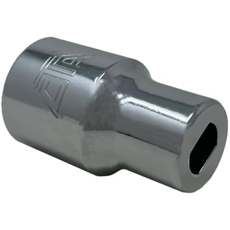 CTA Tools A430 Double-D Shock Stem Socket: 38 Drive Strut Nut Holding Socket, For GM X & J Body Applications, Also Services Select Ford Turbo & Exhaust Stud Installations