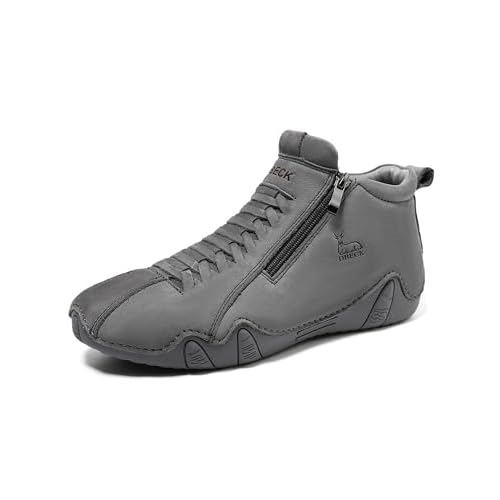 Dbeck Storm Fur Mens Lightweight Winter Boots for Hiking, Camping & Commuting Casual Walking Shoes Fashion Slip On Footwear