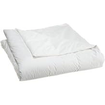 National Allergy Premium 100% Cotton Duvet Comforter Protector - Full/Queen Size - 86" x 86" - White - Breathable 300 Thread Count Hypoallergenic Cover - Zippered Encasement - Bedding Linen