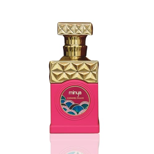 Paris Corner | Minya Caramel Dulce Eau De Parfum 3.4 Fl Oz | Unisex Gourmand Perfume with Popcorn, Chestnut, Chocolate, Vanilla | Sweet Cozy Long-Lasting Winter Fragrance