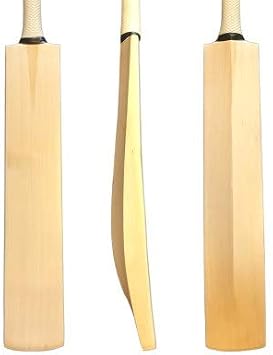 Plain Hand Crafted English Willow Cricket Bat Full Size, weight 2lb 8ozs + Fully Knocked In