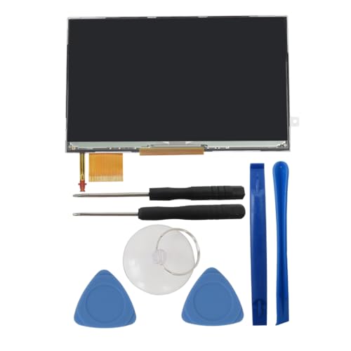 4.3 LCD Display Screen Backlight, LCD Screen Part, LCD Panel Replacement Repair Accessories for PSP3000 3001 Slim