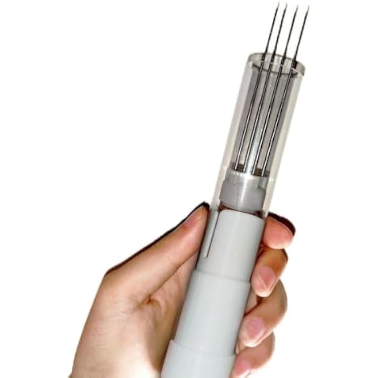 Electric Felting Needle Machine Kit, Wool Felting Tool - 1-7 Needles with Speed Control for DIY Wool Painting, Felted Craft Work,Grey