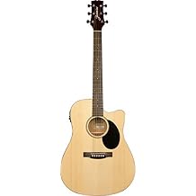 Jasmine JD39CE-NAT J-Series Acoustic-Electric Guitar, Natural