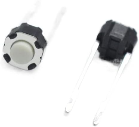 Micro Switches 10pcs 6 * 6 * 4.3mm 2pin Tactile Push Button Switch 6x6x4.3mm 2p Vertical Round Micro Switch