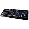 iMBAPrice USB Backlit Blue LED Multimedia Keyboard, Piano Black (IMBA-SBL-BKB)