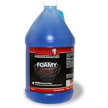Tornador Foamy Auto Interior Foam Concentrate 1 Gallon | Heavy-Duty Foaming Cleaner | Emulsifies Oil and Water-Based Stains | For Upholstery, Carpet, Rubber, Vinyl | Use with Tornador Foam Gun