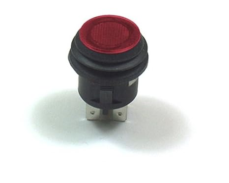 Illuminated 110VAC ON/Off Switch - RED