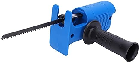 Electric Reciprocating Saw, Cordless Portable Electric Reciprocating Saw Kit Attachment Electric Drill Tool with 3 Saw Blades & Detachable Handle for Metal & Wood Cutting Pruning