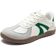 HOBIBEAR Wide Barefoot Shoes Hands Free Lace Up Classic Retro Fashion Sneakers for Women