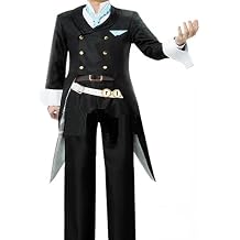 Anime Mens Cosplay Suit Halloween Cloak Coat Pants Shirt TailCoat Whole Set Costume