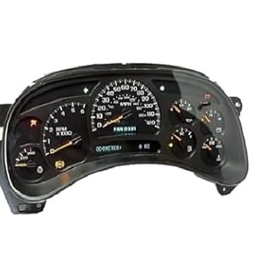 Instrument Cluster Compatible with 2003-2004 Gas GM Full Size Trucks/SUVs Chevy Silverado Tahoe Avalanche Suburban & GMC Yukon Sierra Yukon XL.