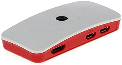 Raspberry Pi Zero W Case Red/White RASZEROCASE