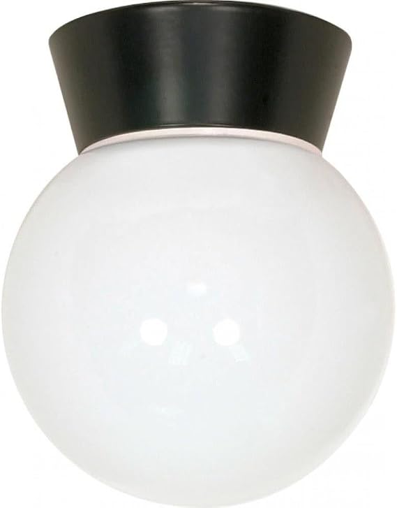Nuvo Lighting SF77/153 Transitional One Light Flush Mount in Bronze/Dark finish